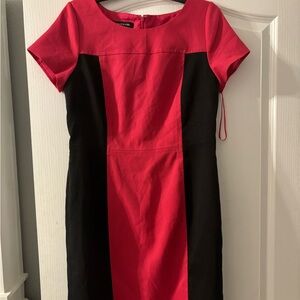 Jones New York Short sleeve dress Pink/Black -10
